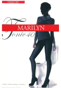 Rajstopy XL Marilyn Tonic 40 den kryjące duży klin