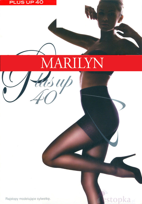 Rajstopy Plus Up 40 den Marilyn, modelujące talię, podnoszące