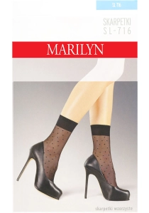 Skarpetki cienkie w kropki sl716 Marilyn